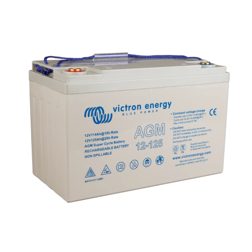 Batterie AGM 12V 125Ah Super Cycle | Stockage Solaire