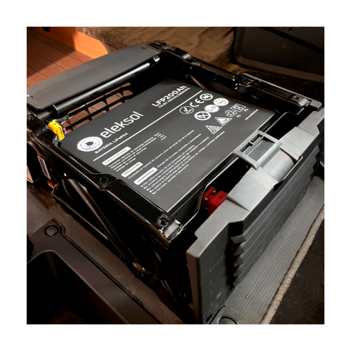 Batterie Lithium Eleksol 12V 200Ah Sous Siège