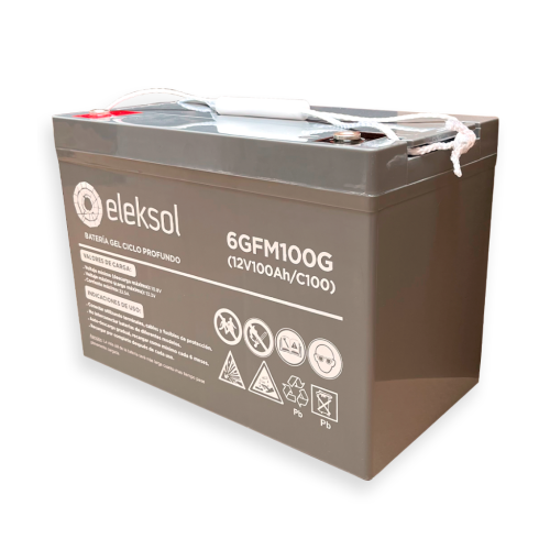 Batterie Solaire GEL Eleksol 12V 100Ah | Stockage