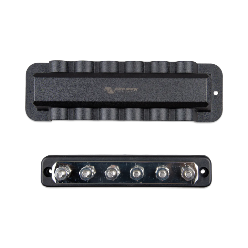 Busbar 250A 6P avec capot | Répartition DC Solaire