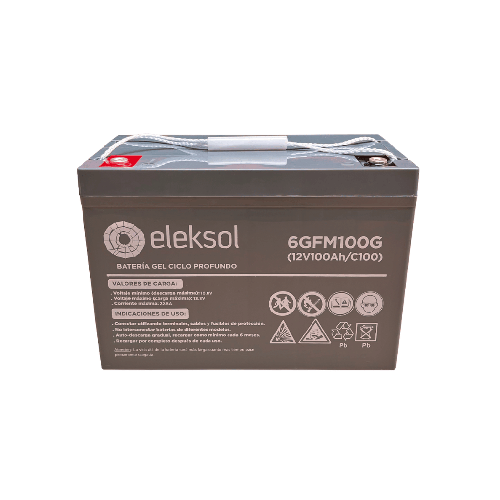 Batterie Solaire GEL Eleksol 12V 100Ah | Stockage