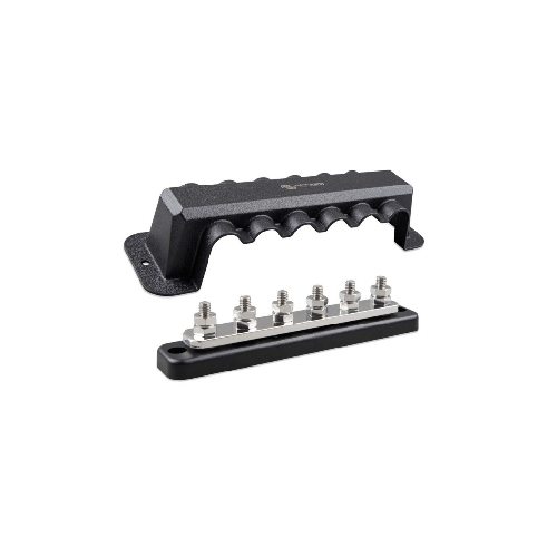 Busbar 250A 6P avec capot | Répartition DC Solaire