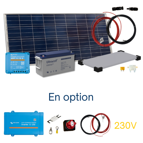 Kit solaire camping-car 175Wc - SUNEVY