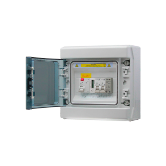 Coffret de protection 1kWc Onduleur AC monophasé avec compteur