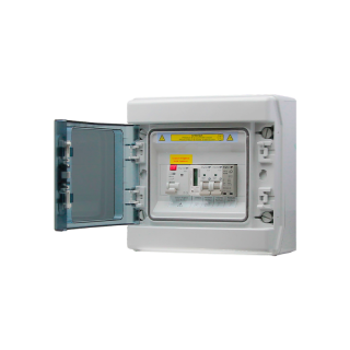 Coffret de protection 3kWc Onduleur AC monophasé avec compteur